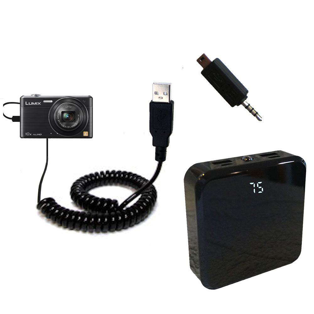 Rechargeable Pack Charger compatible with the Panasonic Lumix DMC-SZ9
