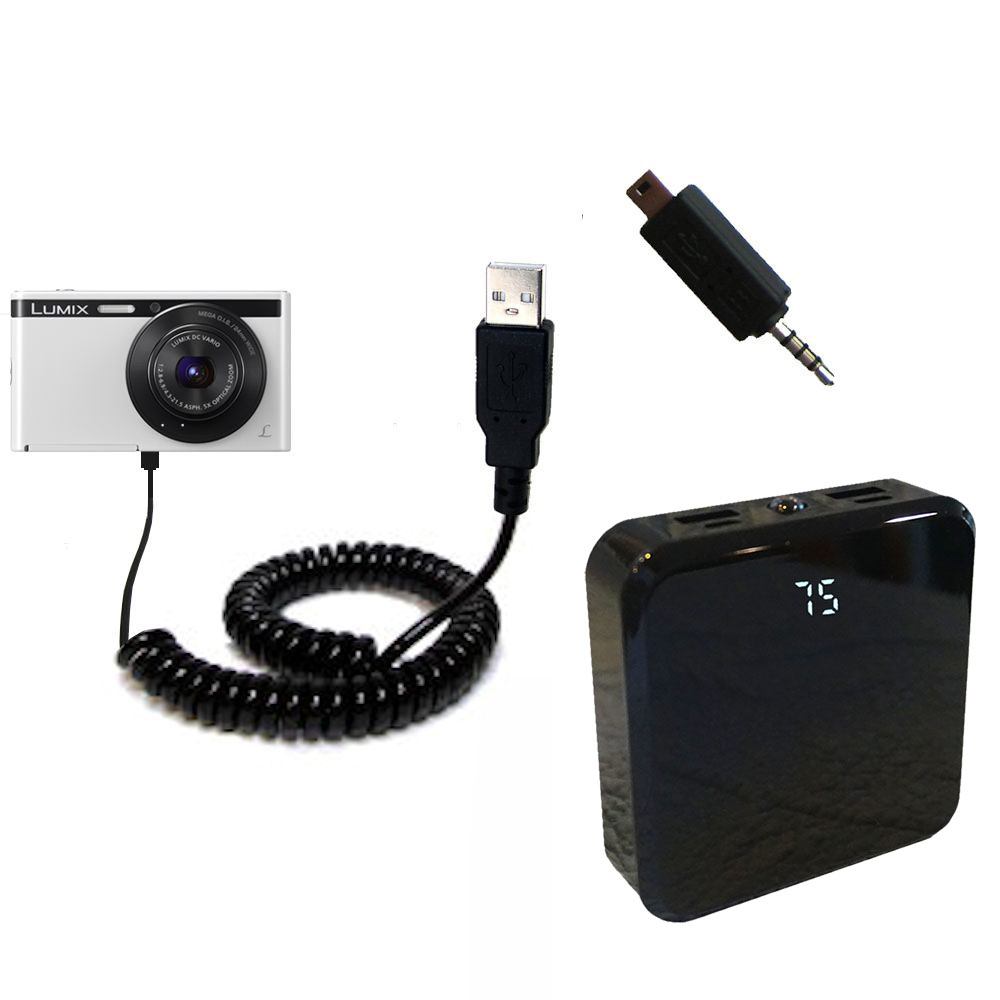 Rechargeable Pack Charger compatible with the Panasonic Lumix DMC-XS1W