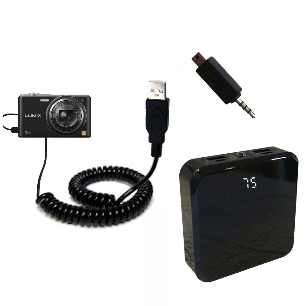 Rechargeable Pack Charger compatible with the Panasonic Lumix SZ3 / DMC-SZ3