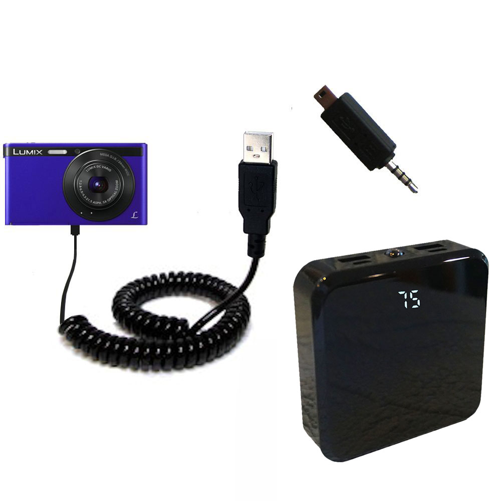 Rechargeable Pack Charger compatible with the Panasonic Lumix XS1