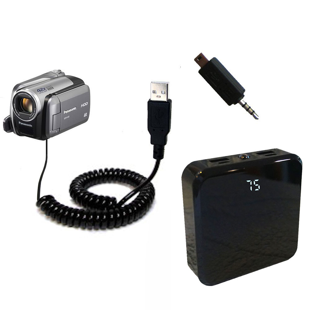 Rechargeable Pack Charger compatible with the Panasonic SDR-570 Camcorder