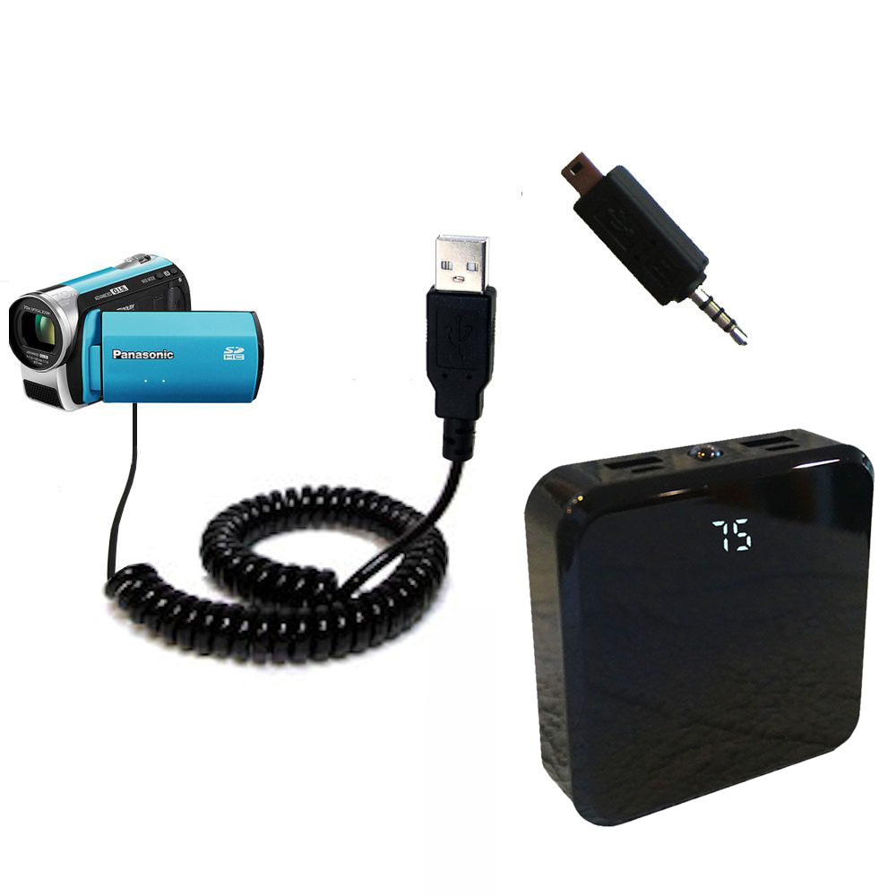 Rechargeable Pack Charger compatible with the Panasonic SDR-S25 Video Camera