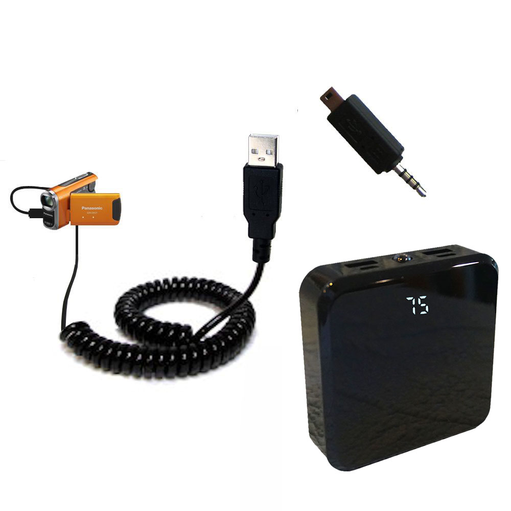 Rechargeable Pack Charger compatible with the Panasonic SDR-SW21 Video Camera