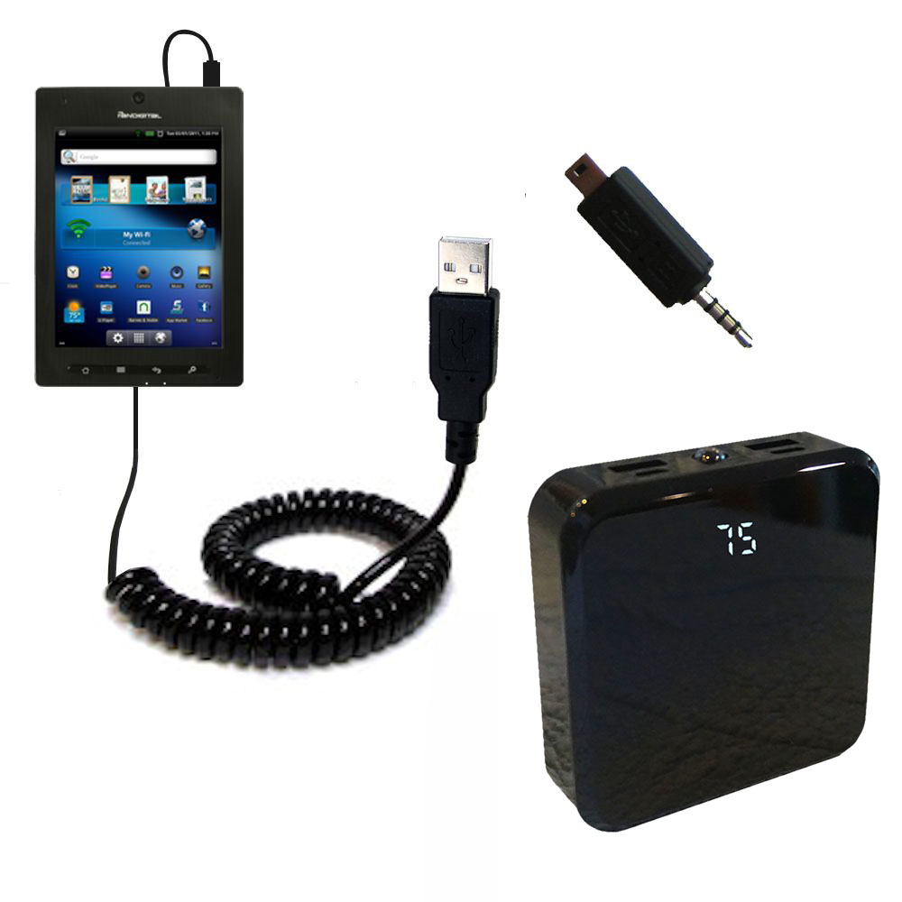 Rechargeable Pack Charger compatible with the Pandigital Nova R70F400