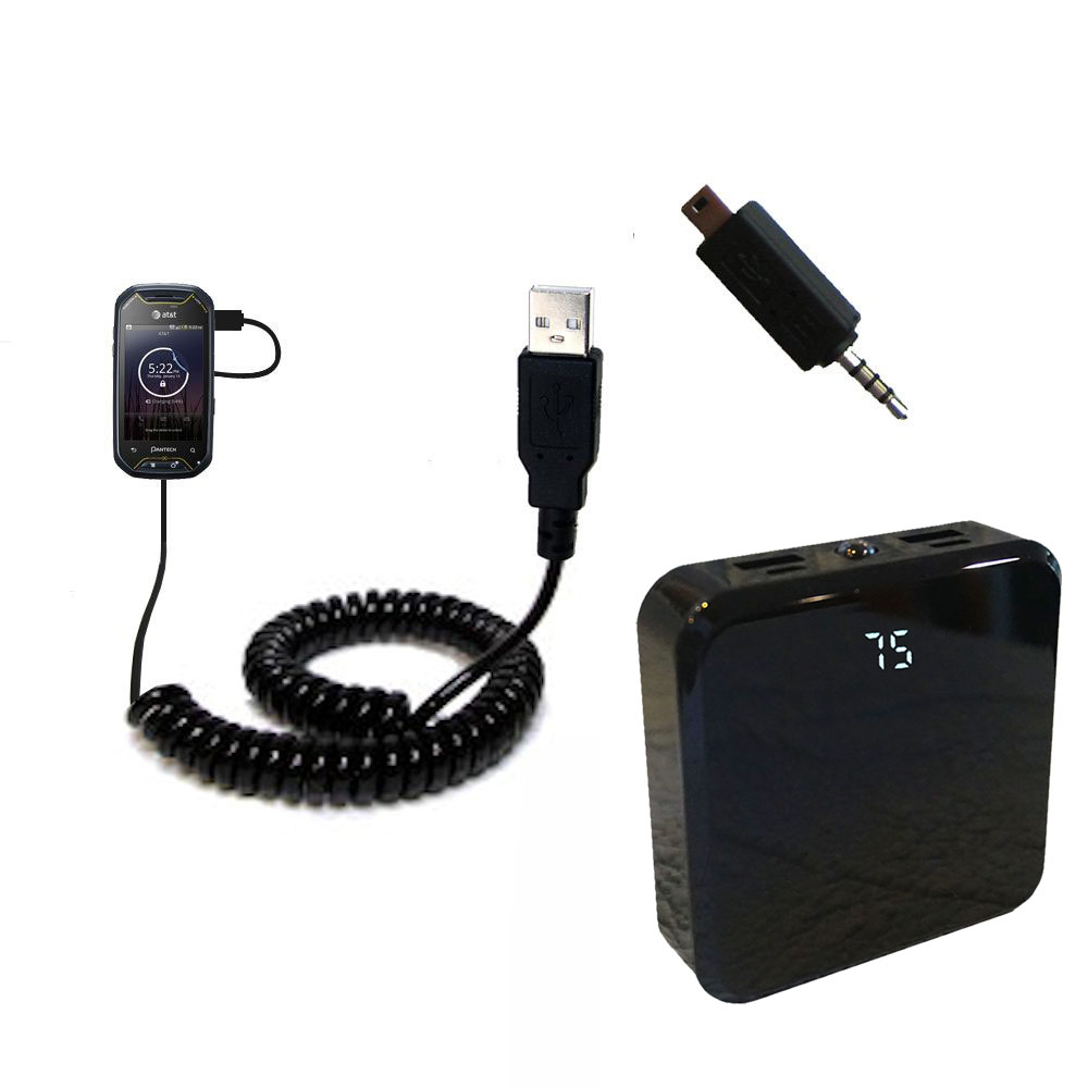 Rechargeable Pack Charger compatible with the Pantech Crossover