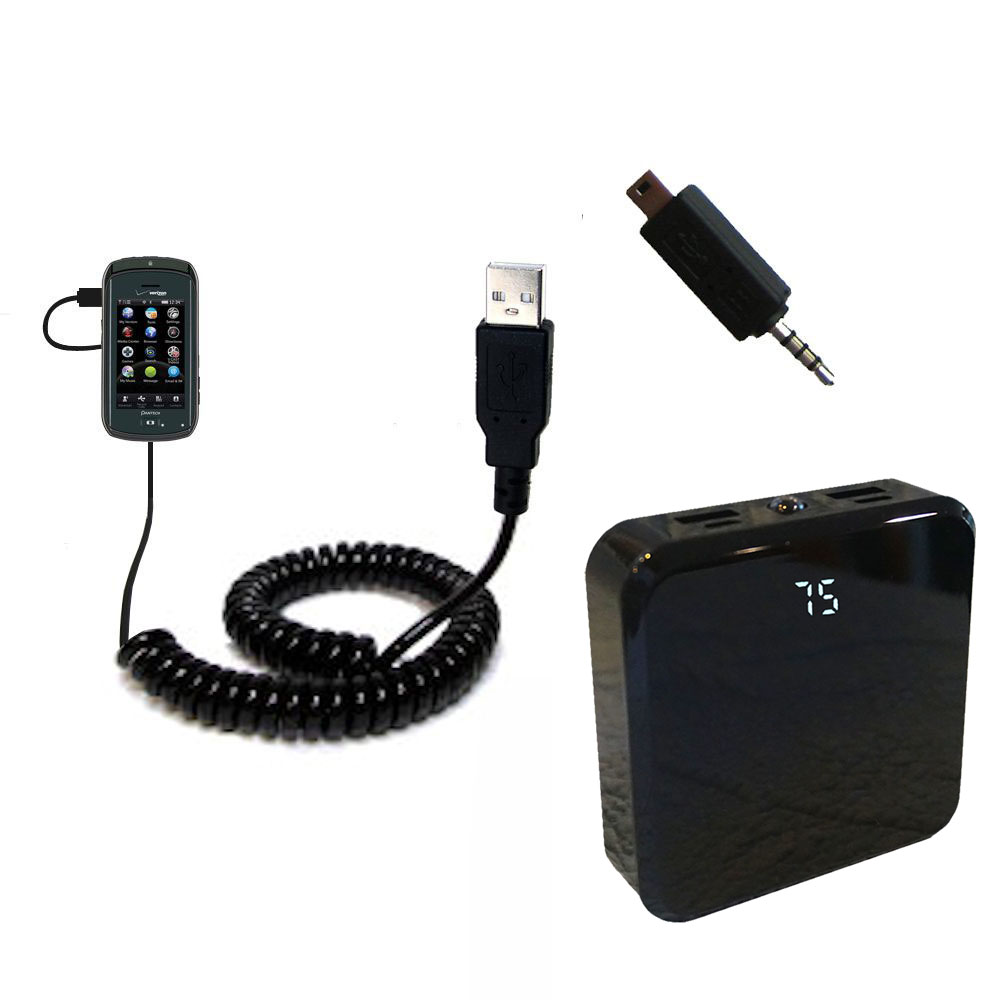 Rechargeable Pack Charger compatible with the Pantech Crux