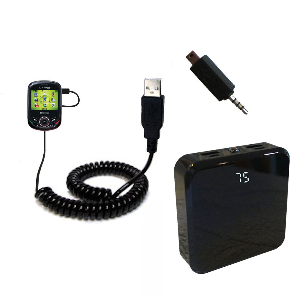Rechargeable Pack Charger compatible with the Pantech Jest 2