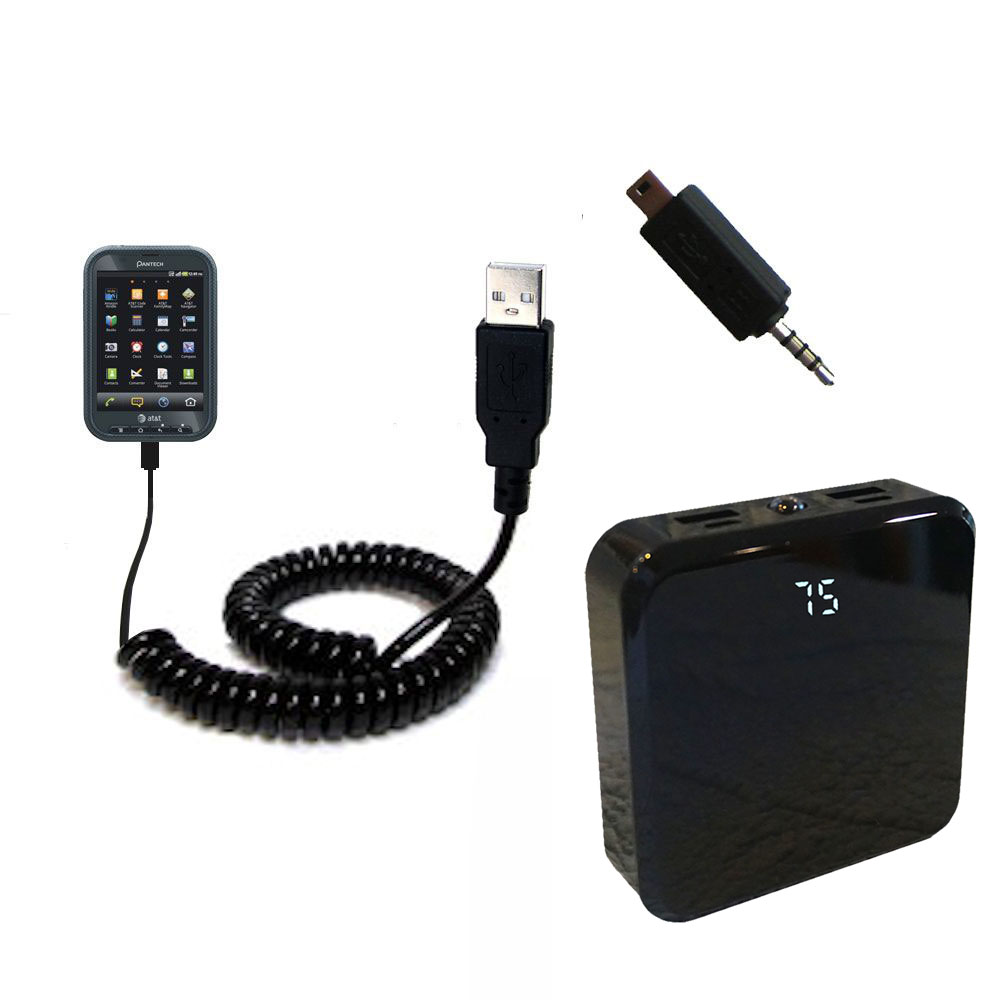 Rechargeable Pack Charger compatible with the Pantech Pocket