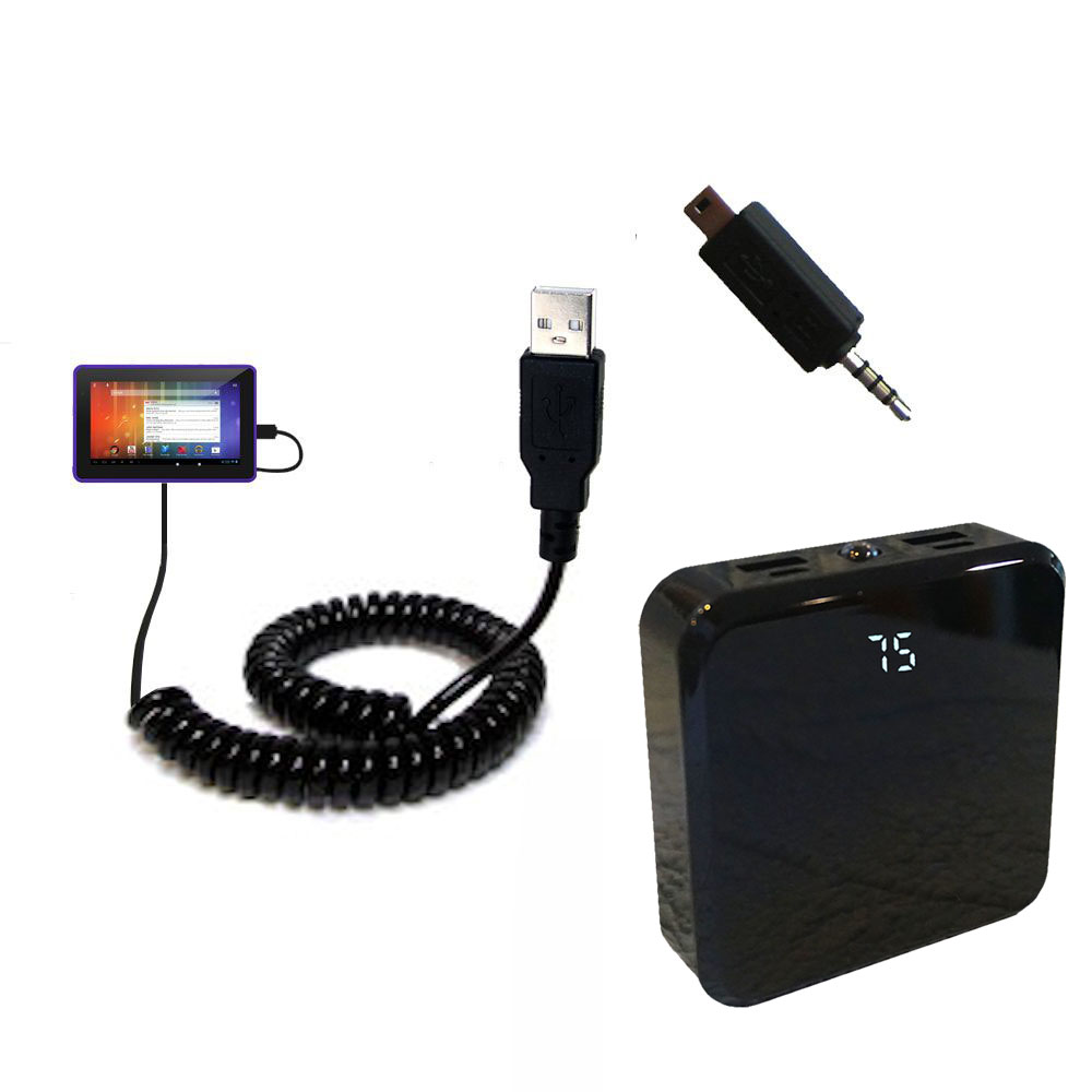 Rechargeable Pack Charger compatible with the Playtime Tabby 7DU - 7 Inch