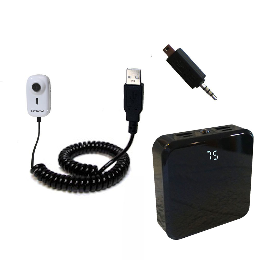Rechargeable Pack Charger compatible with the Polaroid XS10