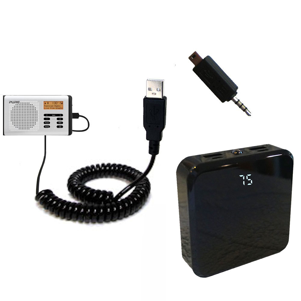 Rechargeable Pack Charger compatible with the PURE Move 400D