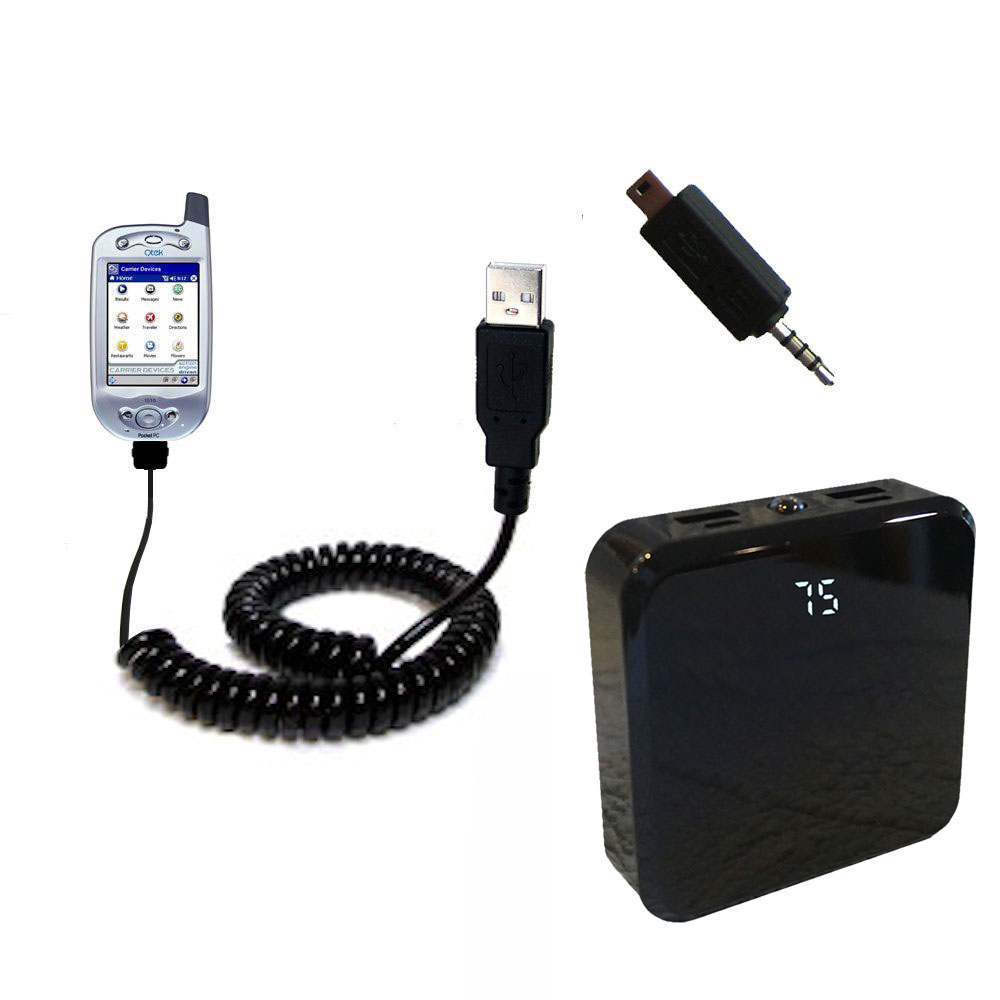 Rechargeable Pack Charger compatible with the Qtek 1010