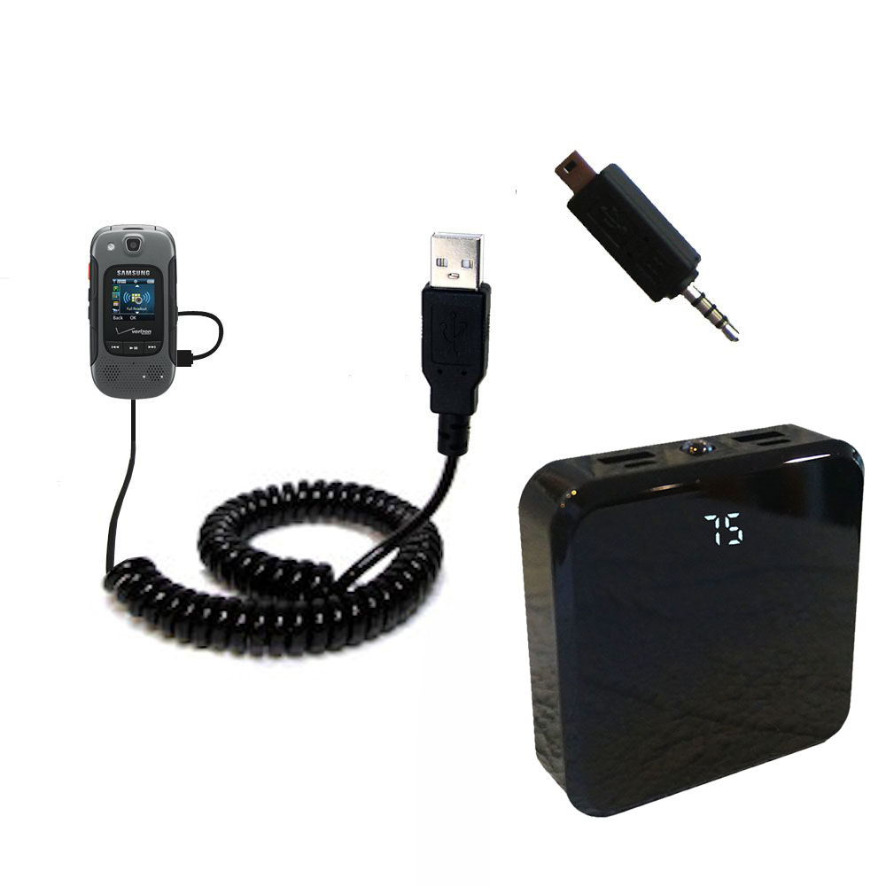 Rechargeable Pack Charger compatible with the Samsung Convoy 3