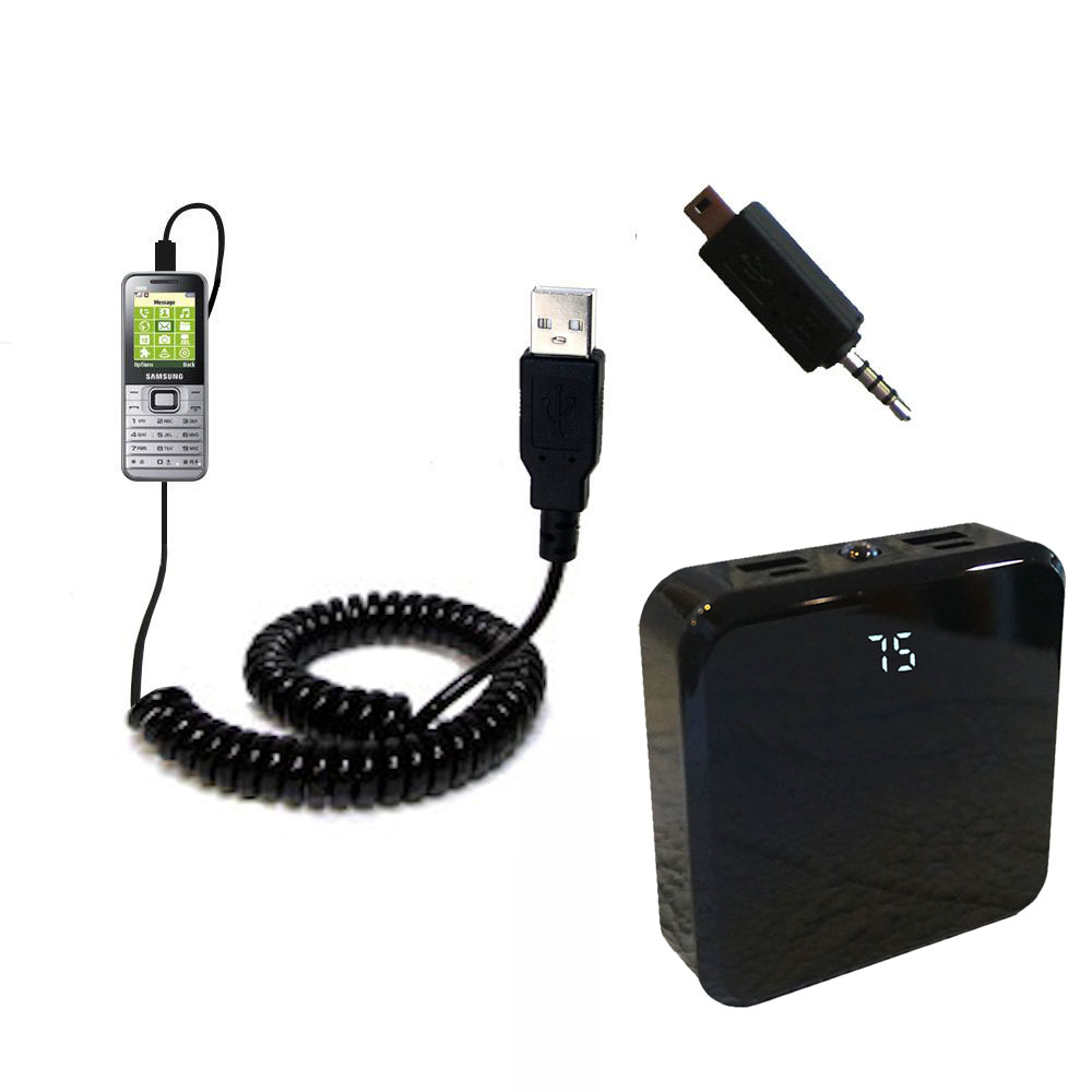 Rechargeable Pack Charger compatible with the Samsung E3210