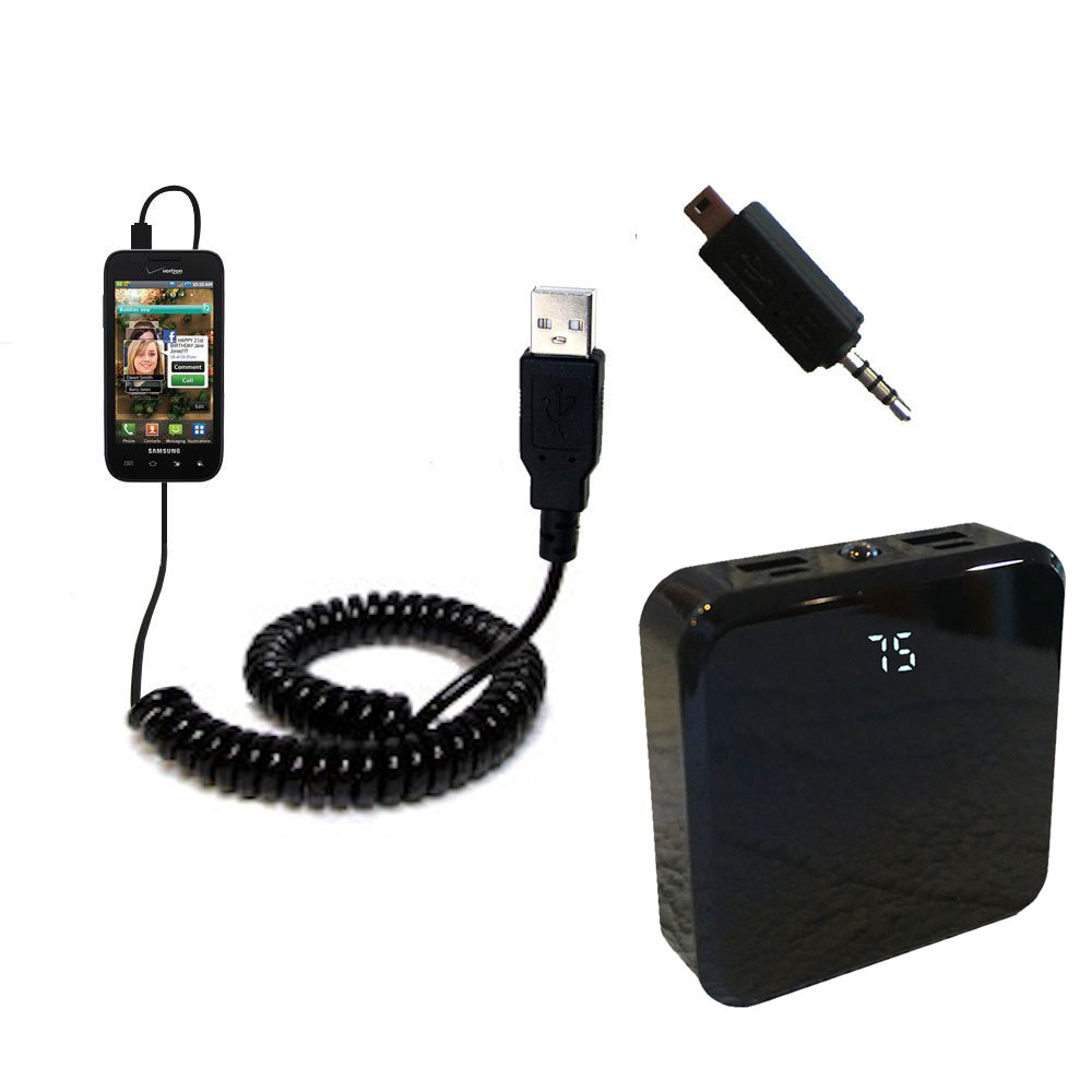 Rechargeable Pack Charger compatible with the Samsung Fascinate