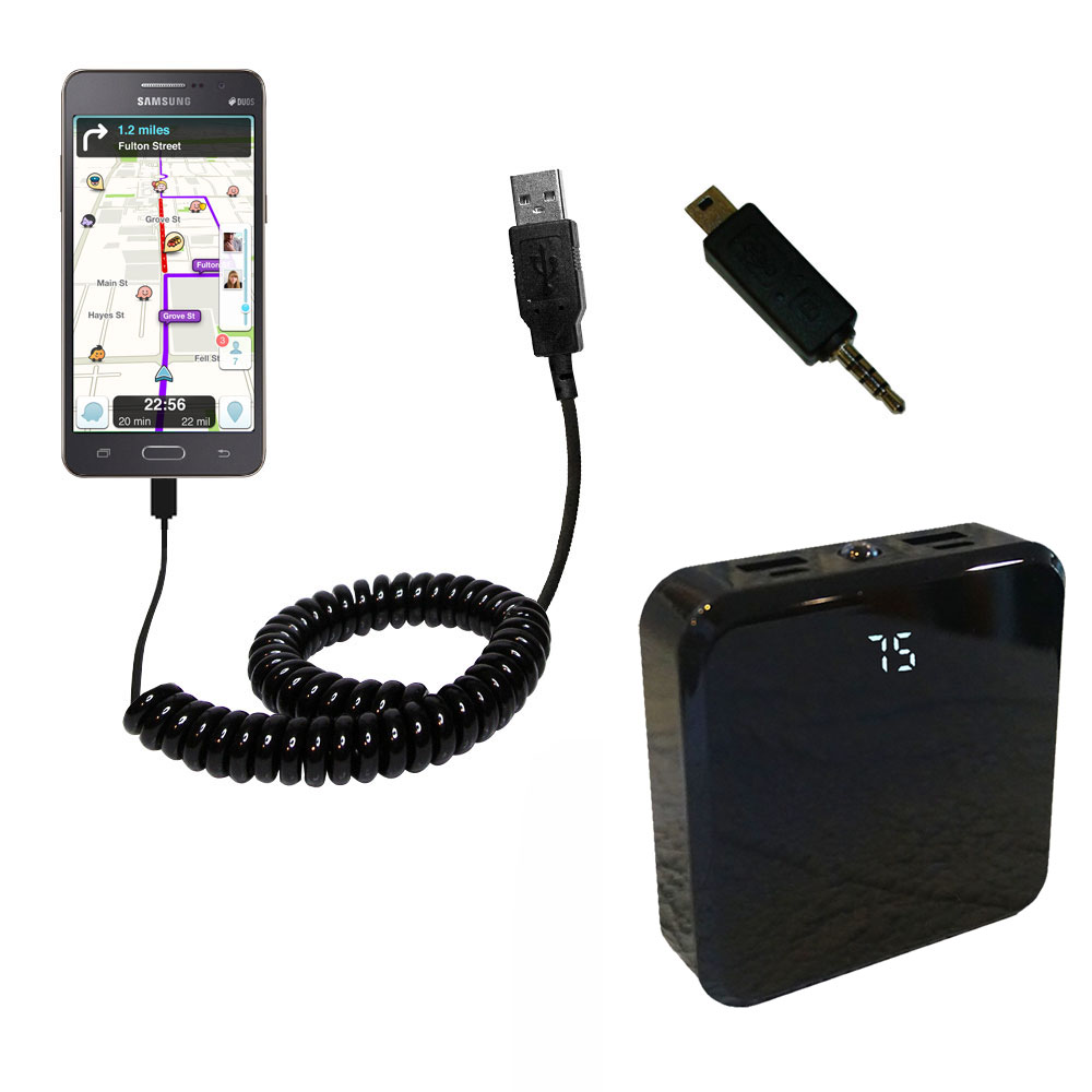 Rechargeable Pack Charger compatible with the Samsung Galaxy Grand Prime