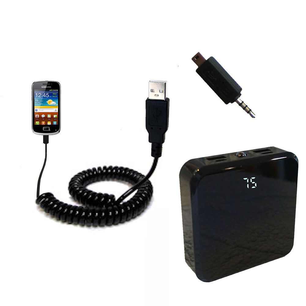 Rechargeable Pack Charger compatible with the Samsung Galaxy Mini 2