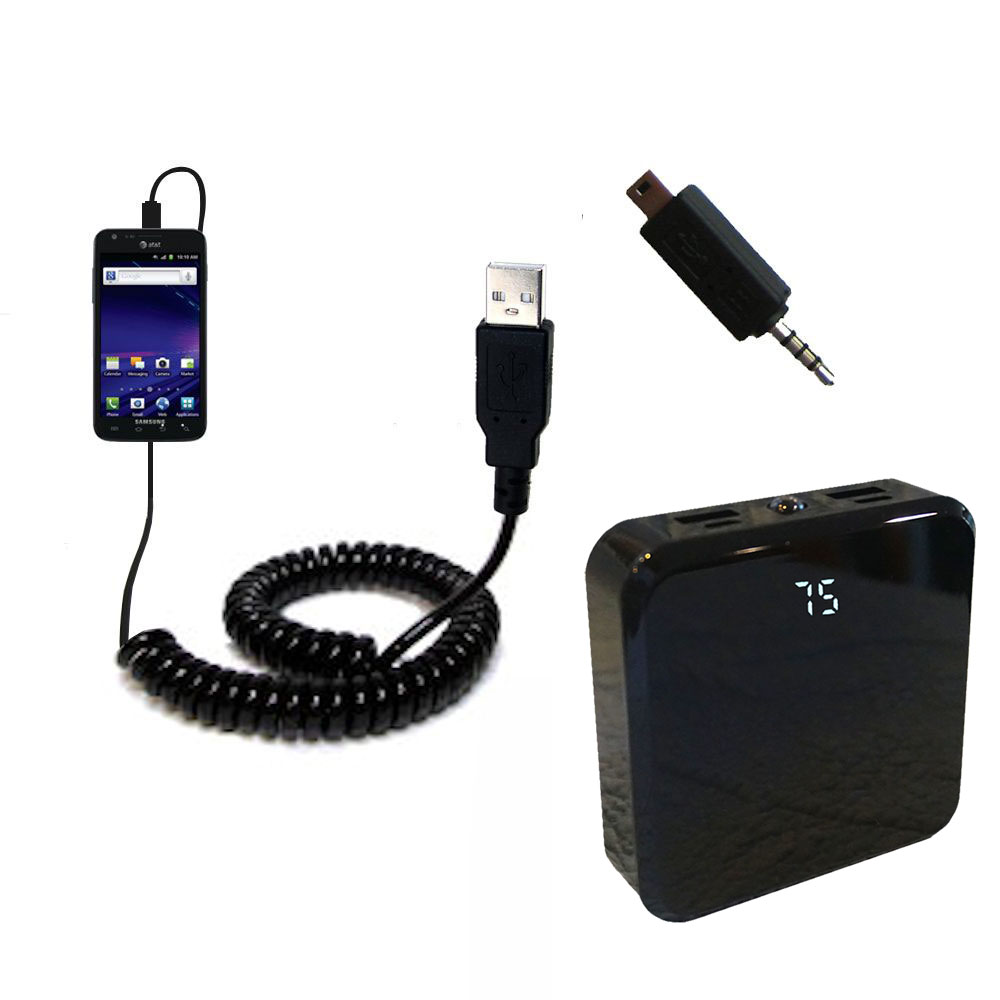 Rechargeable Pack Charger compatible with the Samsung Galaxy S II Skyrocket