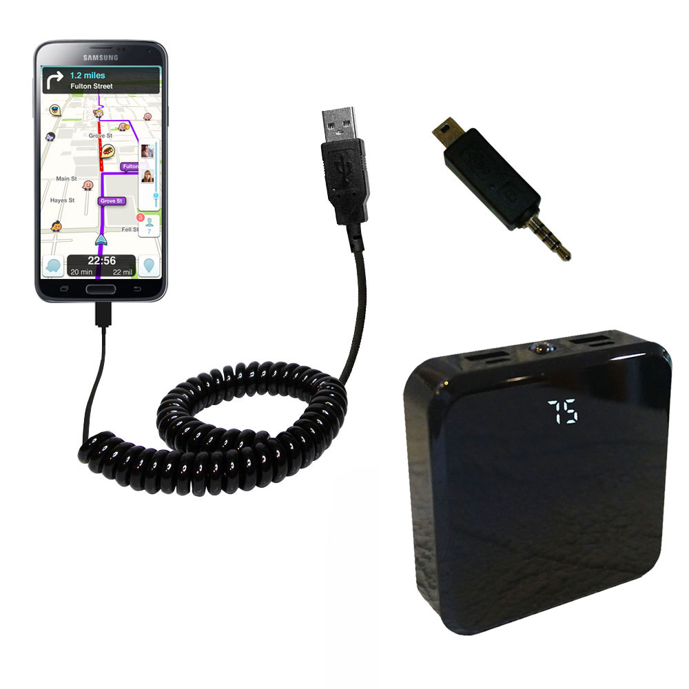 Rechargeable Pack Charger compatible with the Samsung Galaxy S5 Plus