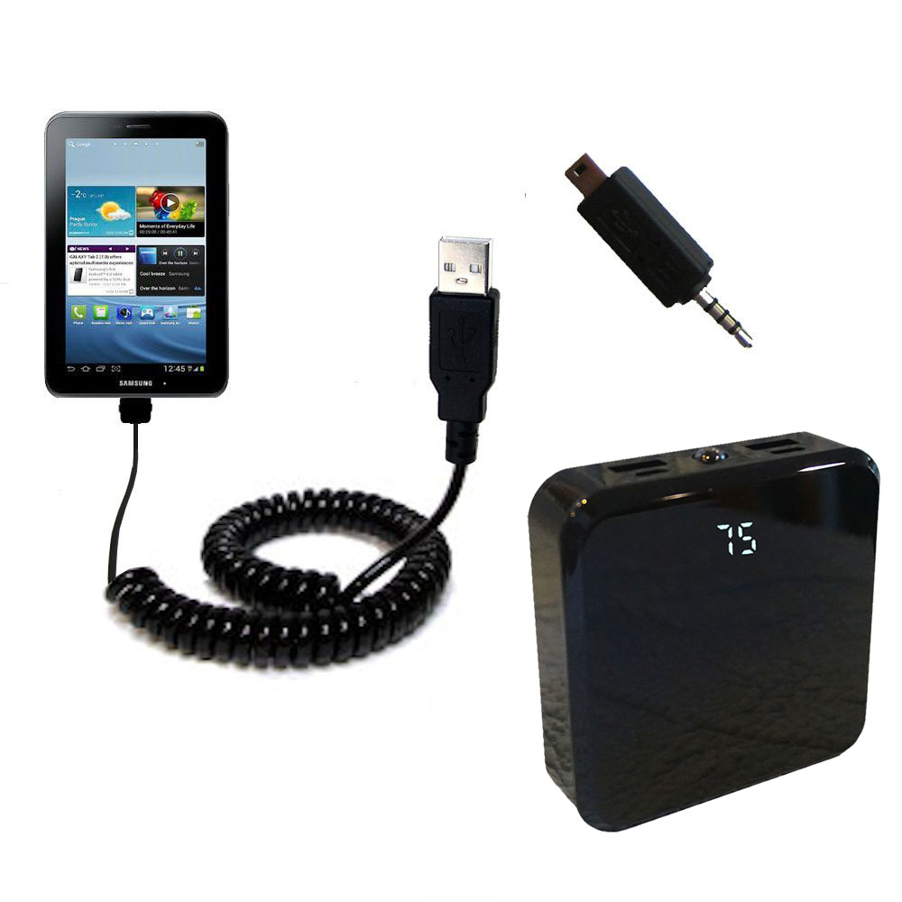 Rechargeable Pack Charger compatible with the Samsung Galaxy Tab