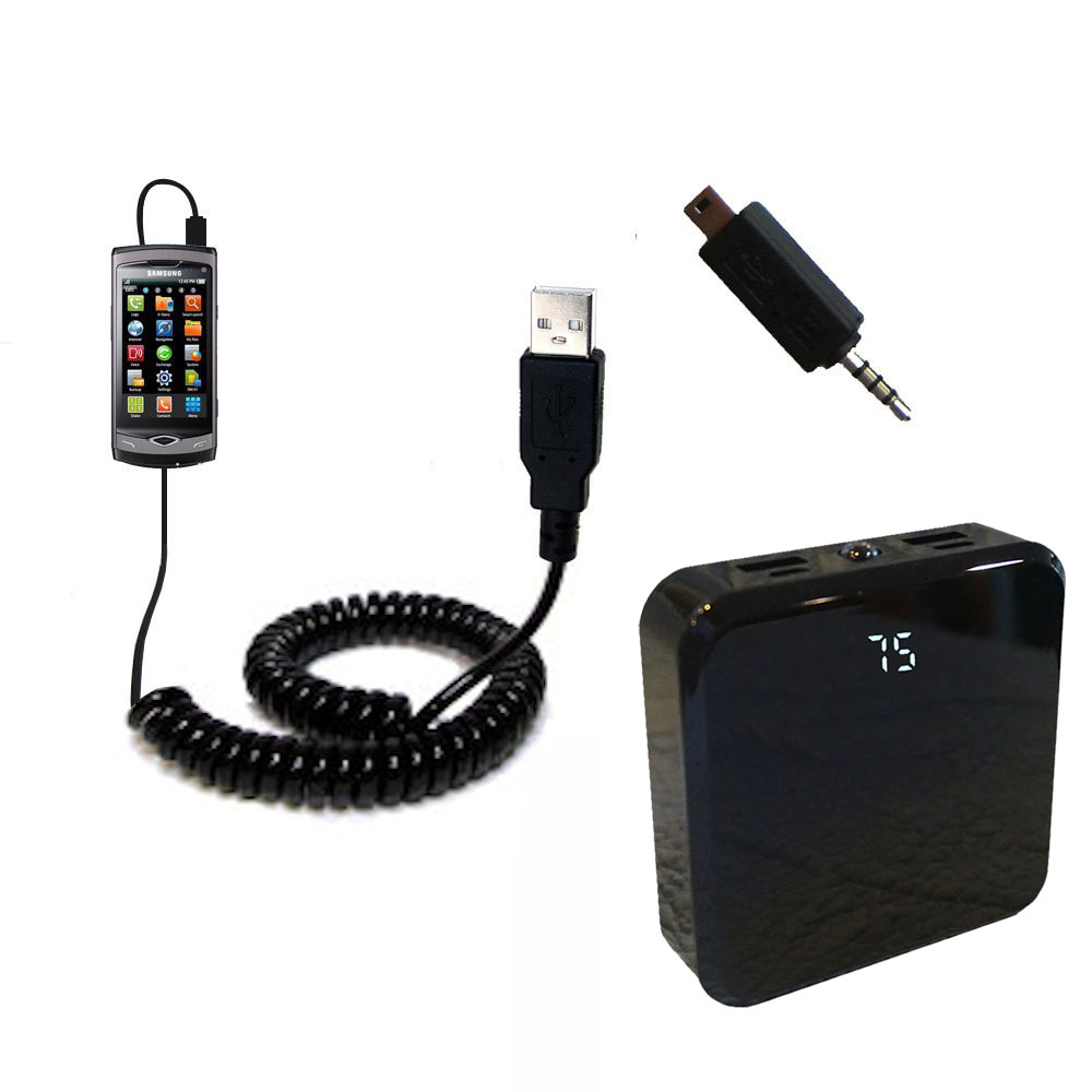 Rechargeable Pack Charger compatible with the Samsung GT-S8500