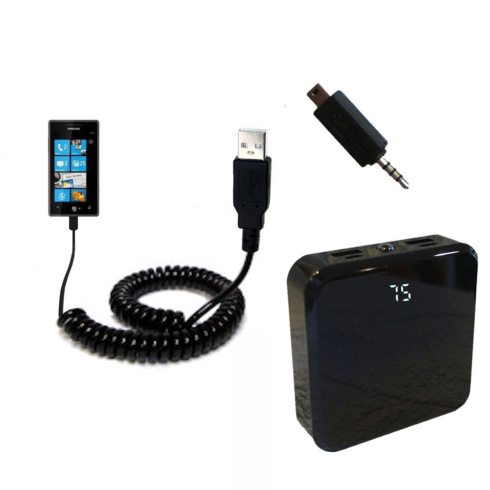 Rechargeable Pack Charger compatible with the Samsung I8350