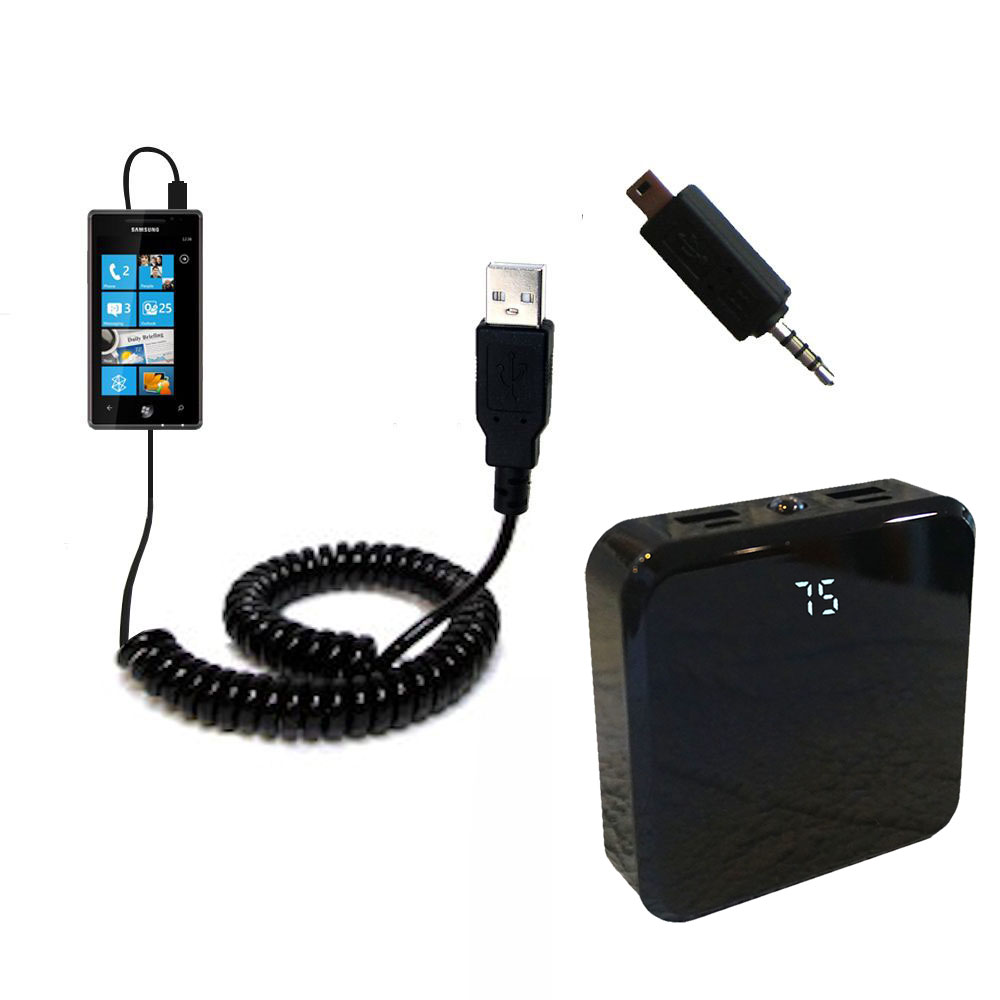 Rechargeable Pack Charger compatible with the Samsung I8700