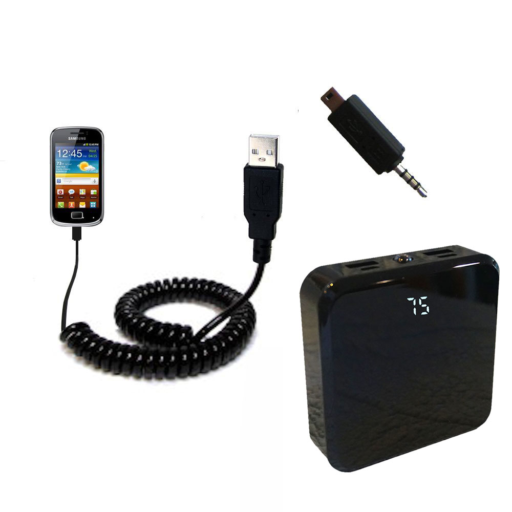 Rechargeable Pack Charger compatible with the Samsung Jena / S6500