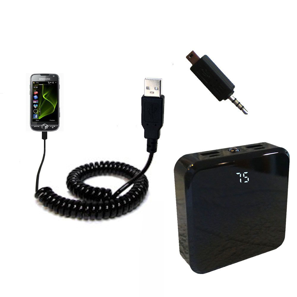 Rechargeable Pack Charger compatible with the Samsung Omnia II