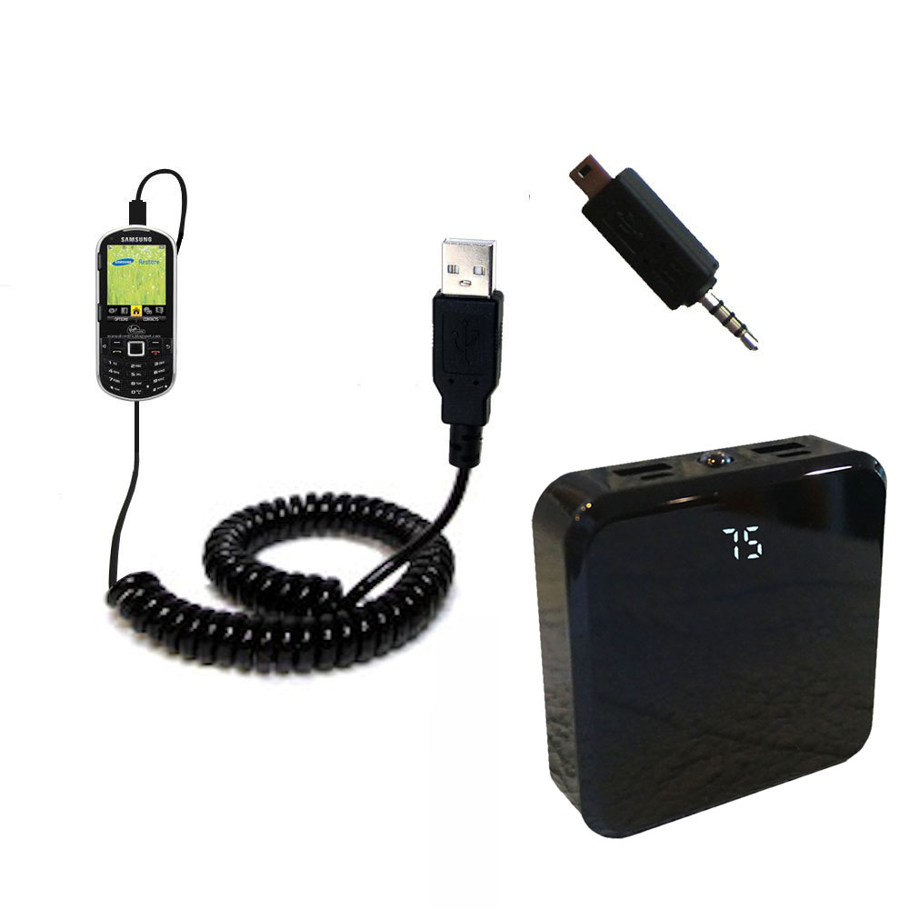 Rechargeable Pack Charger compatible with the Samsung Restore M575