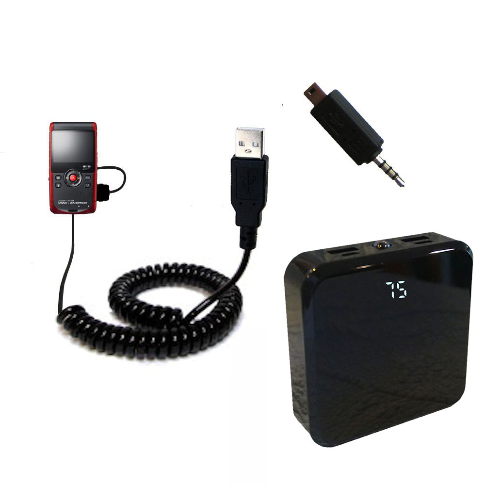 Rechargeable Pack Charger compatible with the Samsung W200 Rugged Camcorder