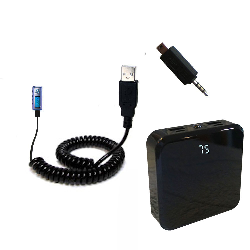 Rechargeable Pack Charger compatible with the Samsung Yepp YP-ST5X