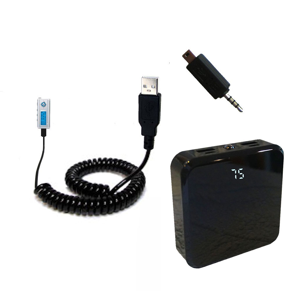 Rechargeable Pack Charger compatible with the Samsung Yepp YP-T5V