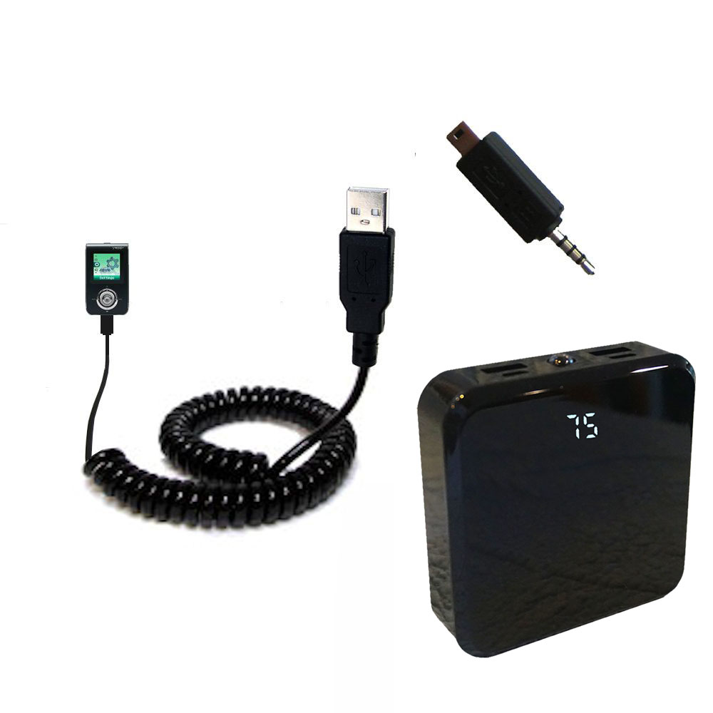Rechargeable Pack Charger compatible with the Samsung Yepp YP-T7 Series