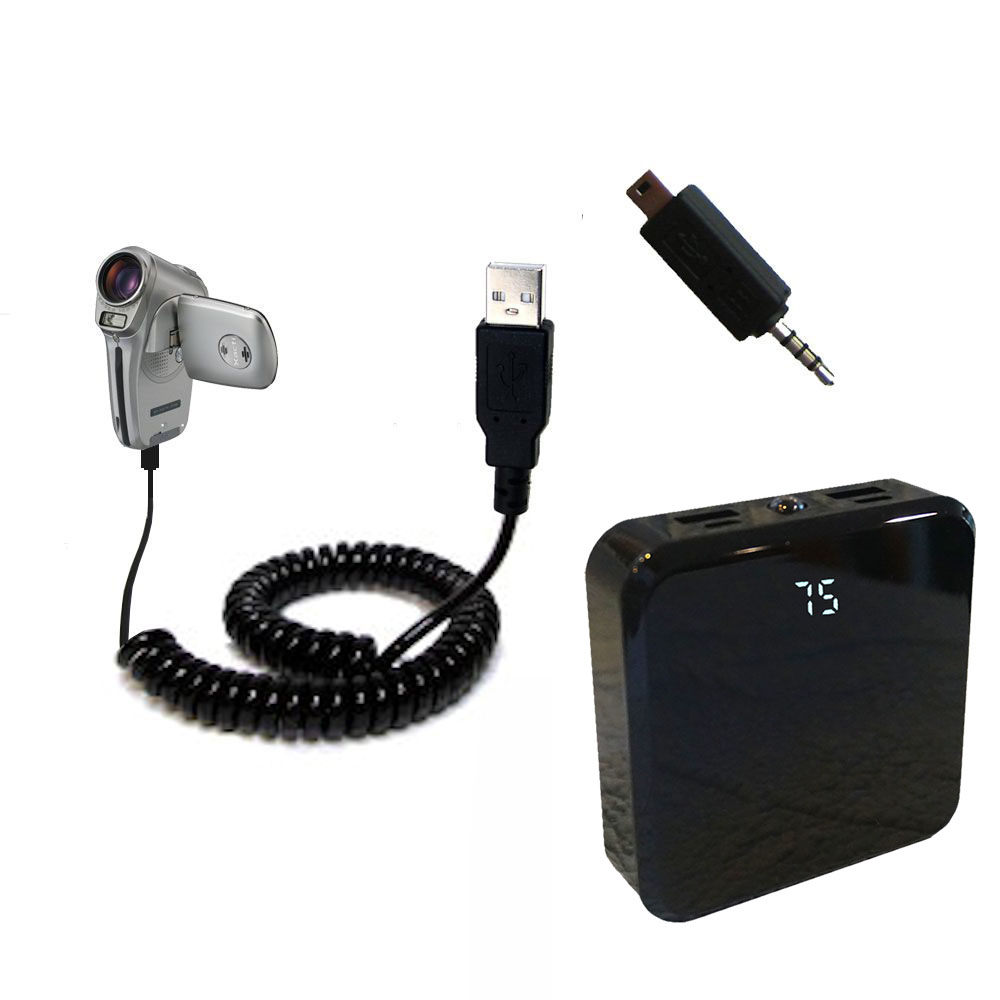 Rechargeable Pack Charger compatible with the Sanyo Xacti C40 / VPC-C40