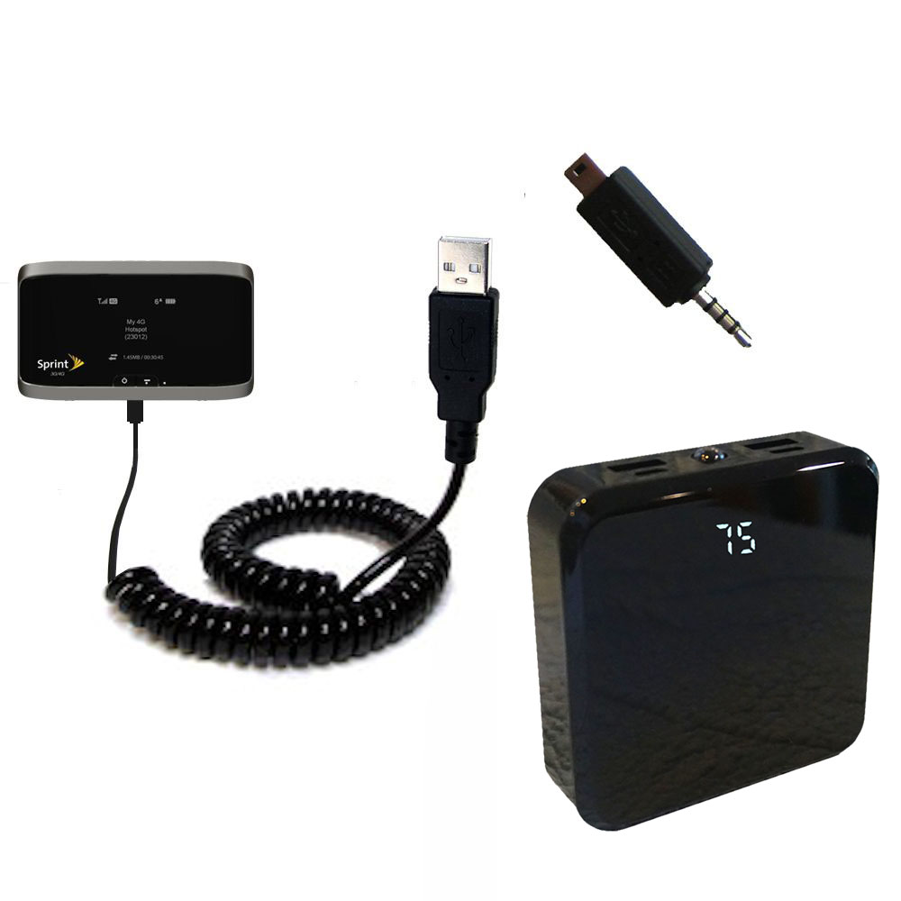 Rechargeable Pack Charger compatible with the Sierra Wireless 4G LTE Tri-Fi Hotspot
