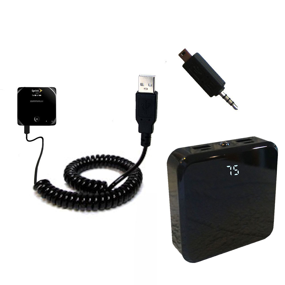 Rechargeable Pack Charger compatible with the Sierra Wireless AirCard W801 Mobile Hotspot