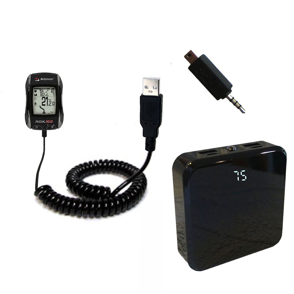 Rechargeable Pack Charger compatible with the Sigma Sport Sigma Rox 10.0