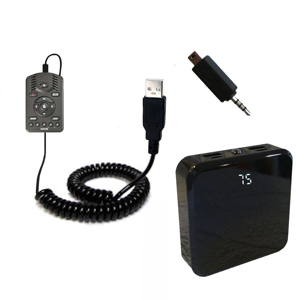 Gomadic High Capacity Rechargeable External Battery Pack suitable for the Sirius One SV1