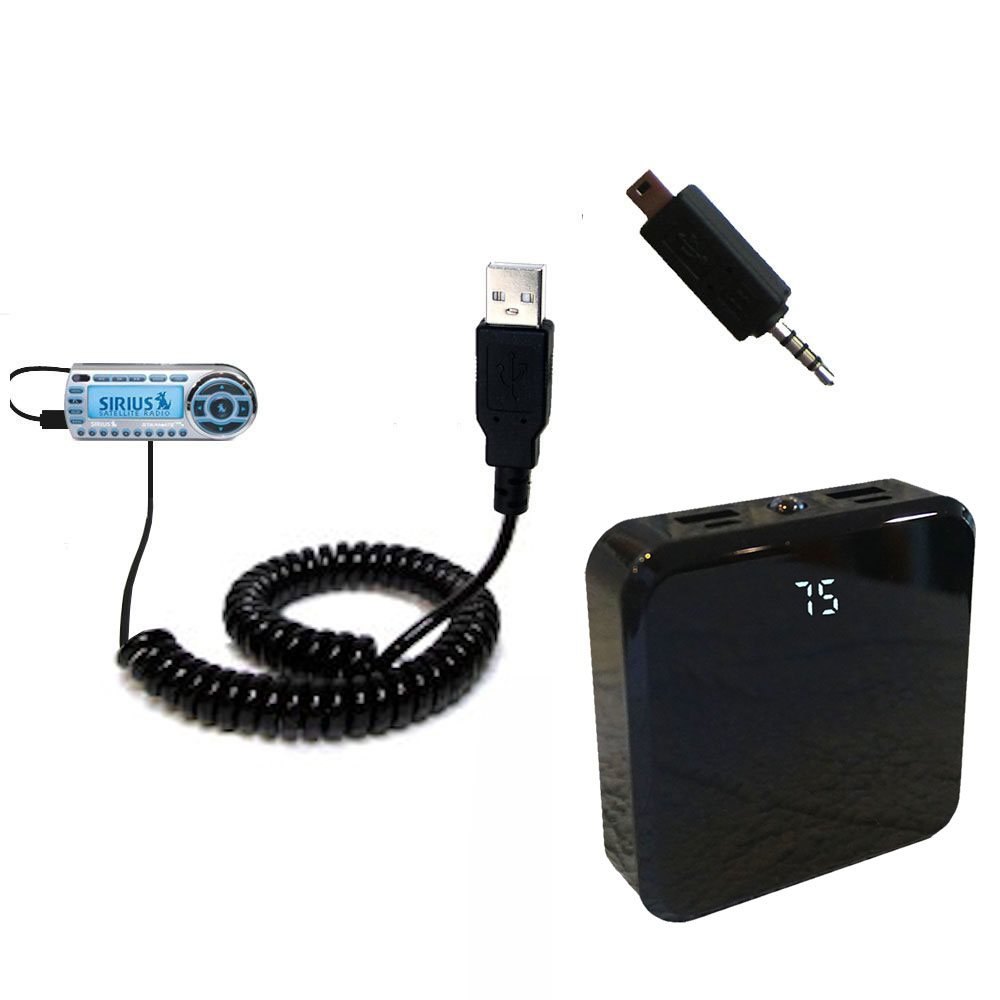 Rechargeable Pack Charger compatible with the Sirius StarMate ST2