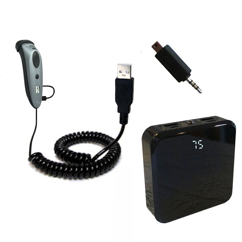 Rechargeable Pack Charger compatible with the Socket CHS Scanners 7Ci 7Di 7Mi 7Pi 7Xi 7XiRx 8Ci