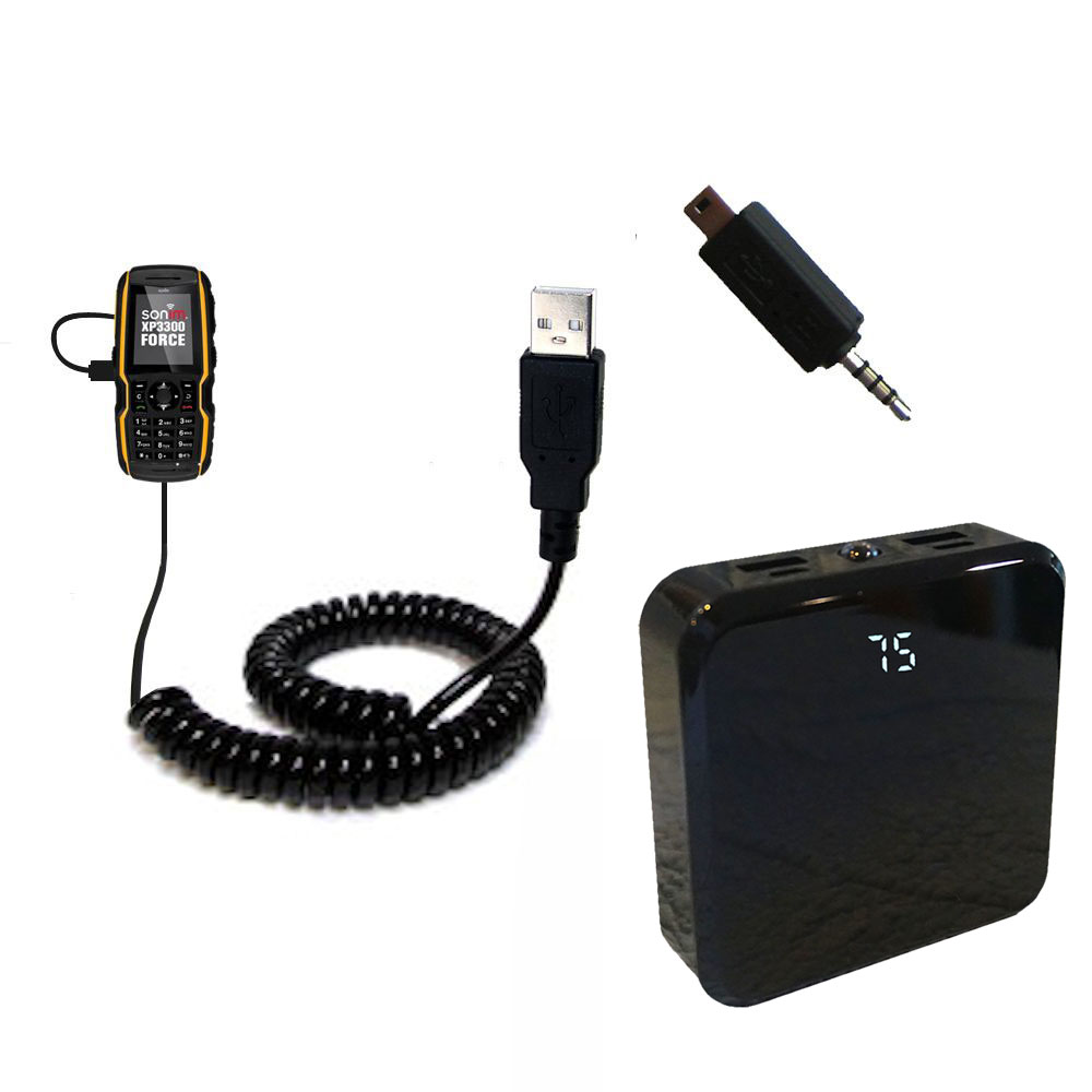 Rechargeable Pack Charger compatible with the Sonim Force XP3300