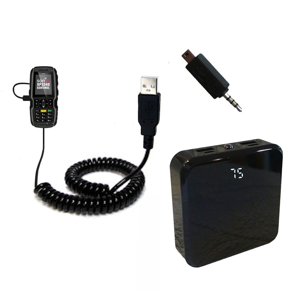 Rechargeable Pack Charger compatible with the Sonim Sentinel XP3340