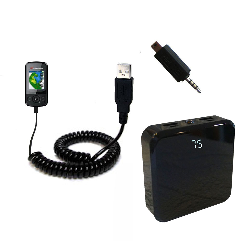 Rechargeable Pack Charger compatible with the Sonocaddie v300 GPS