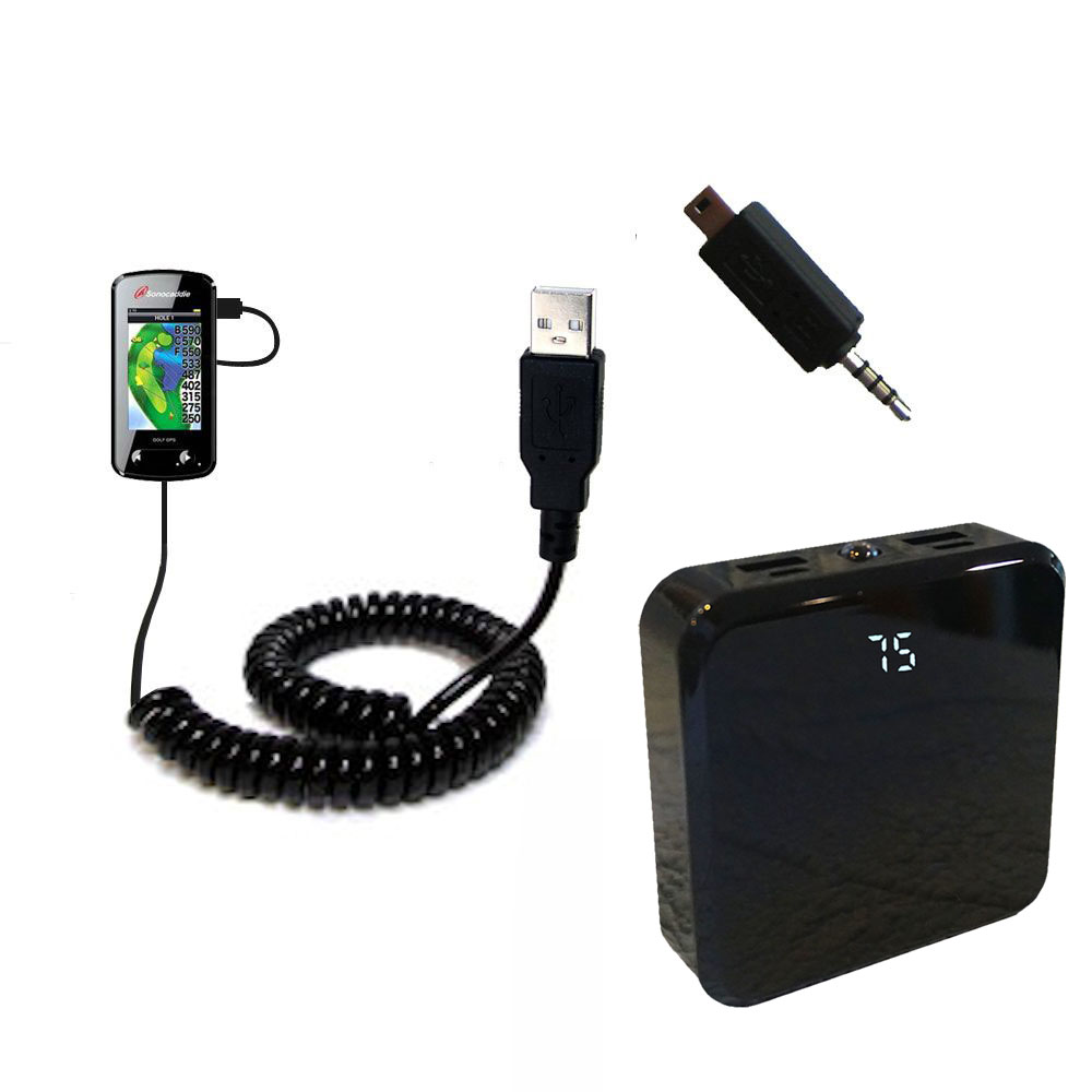 Rechargeable Pack Charger compatible with the Sonocaddie v500 Golf GPS