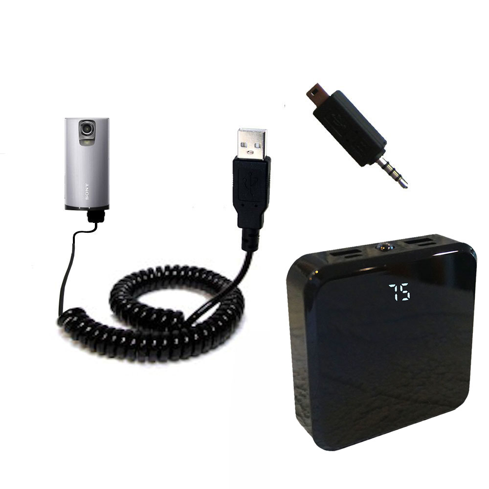 Rechargeable Pack Charger compatible with the Sony Bloggie MHS-TS55