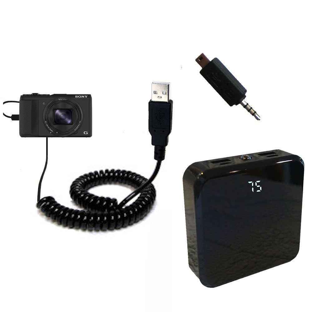 Rechargeable Pack Charger compatible with the Sony Cybershot DSC-HX50 / DSC-HX50V