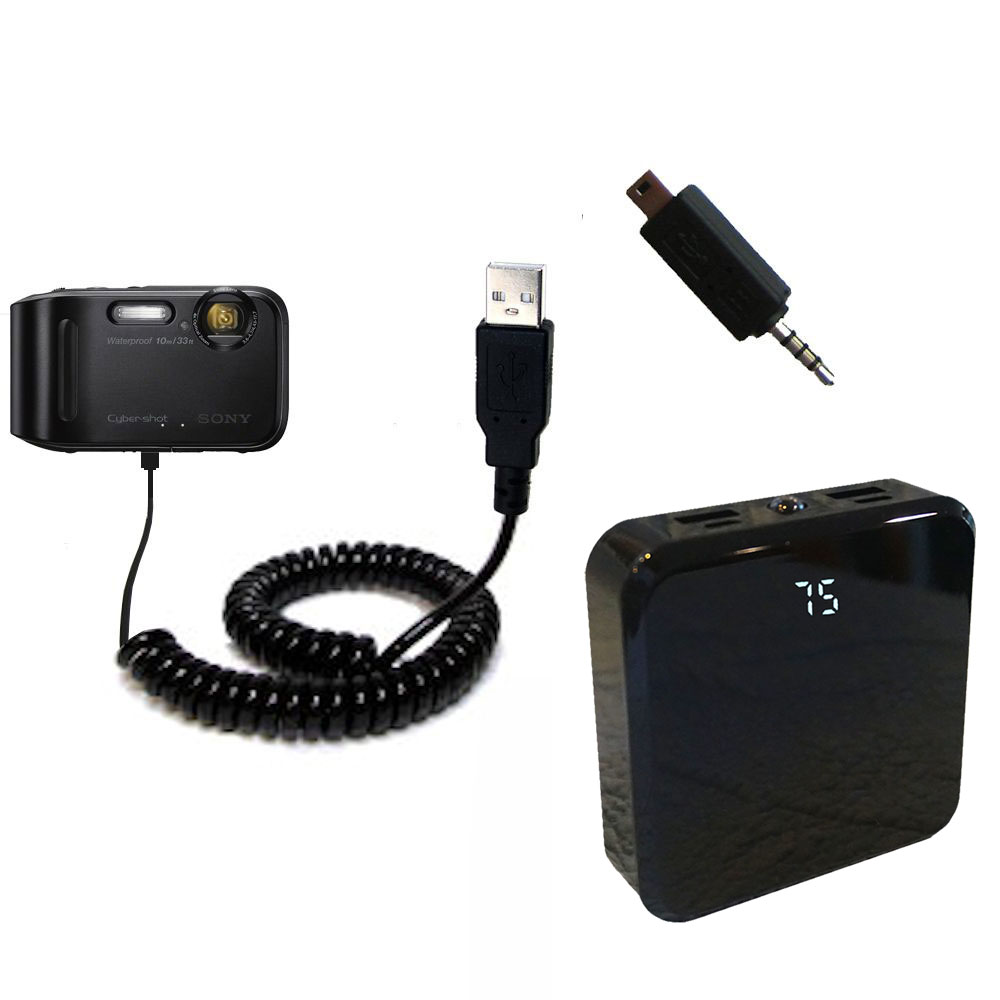 Rechargeable Pack Charger compatible with the Sony DSC-TF1