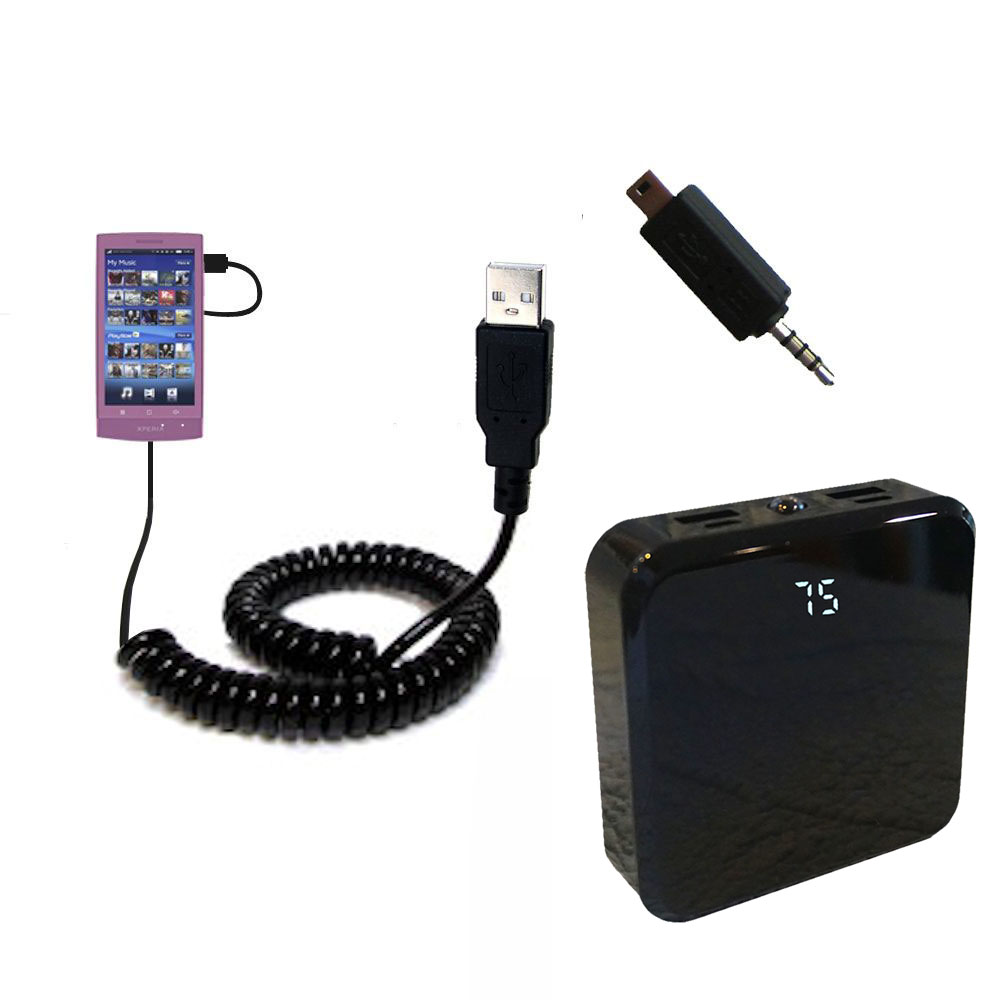 Rechargeable Pack Charger compatible with the Sony Ericsson Anzu