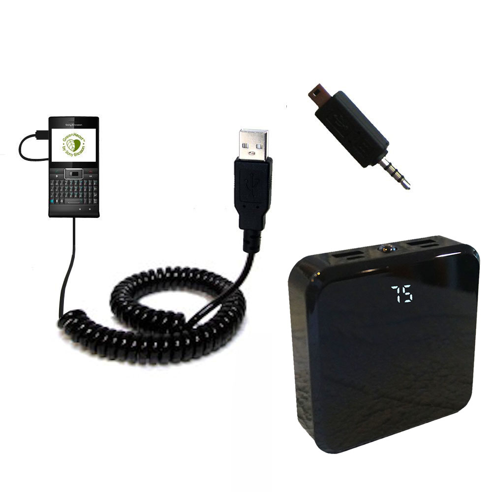 Rechargeable Pack Charger compatible with the Sony Ericsson Aspen / Aspen A